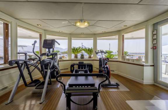 Gym onboard Luxury Motor Yacht ITOTO
