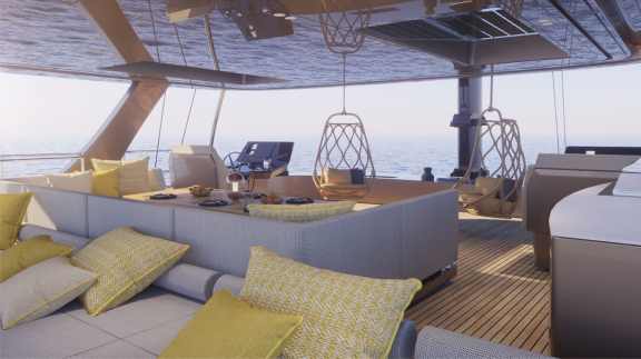 Sunreef Yachts Eco Catamaran The Idler flybridge