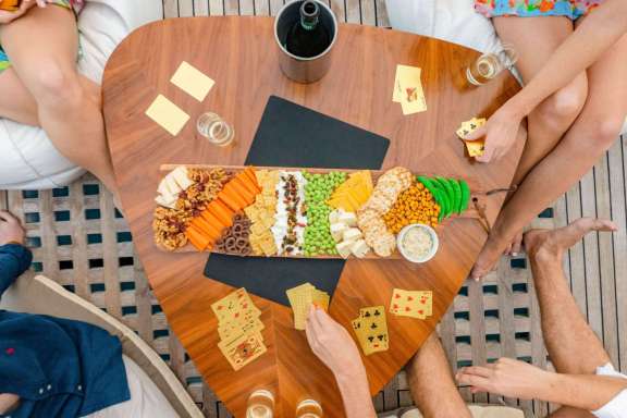Food onboard motor yacht Aqua Life