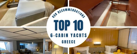 10 Best 6-Cabin Motor Yachts in Greece for Families, Friends & Flexibility