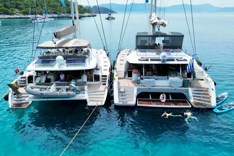 Tandem Yacht Charters in Greece: The Best Way to Charter for More Than 12 Guests