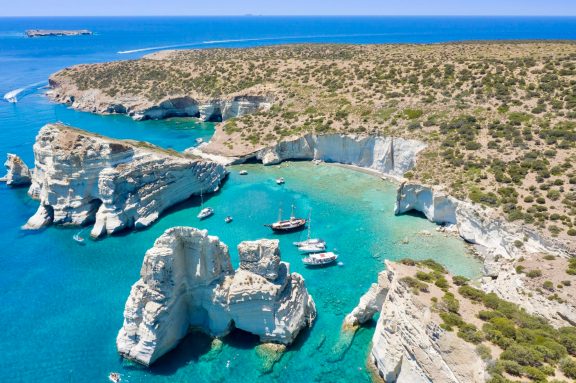Milos yacht charters