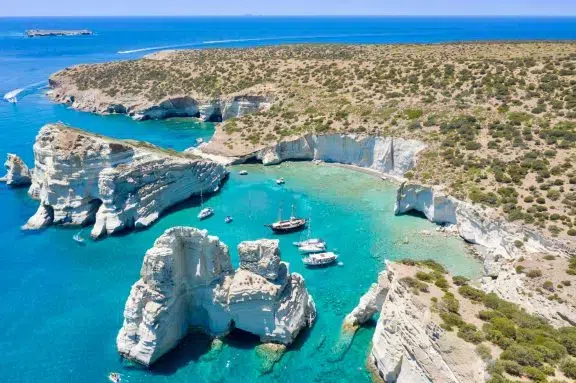 Milos yacht charters