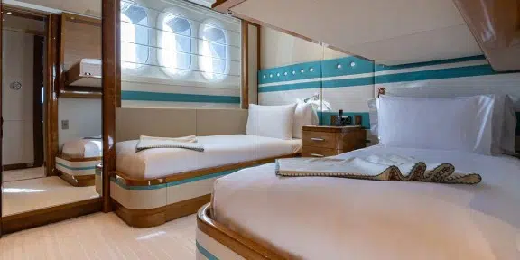 ALFA G Luxury Charter Yacht Oceanco 60M Custom Triple Cabin