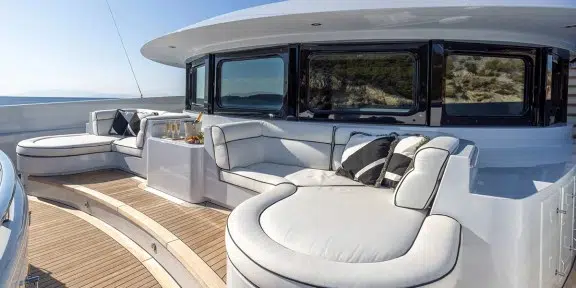 ALFA G Luxury Charter Yacht Oceanco 60M Custom Portuguese Bridge