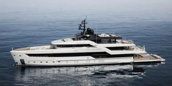 ALMAX Luxury Charter Yacht Sanlorenzo 50 Steel Profile