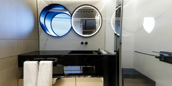 BEL1 Luxury Charter Yacht 50m Rossinavi Double Ensuite