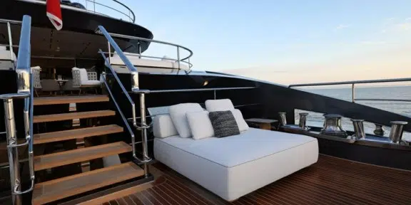 BEL1 Luxury Charter Yacht 50m Rossinavi Mezzanine Deck