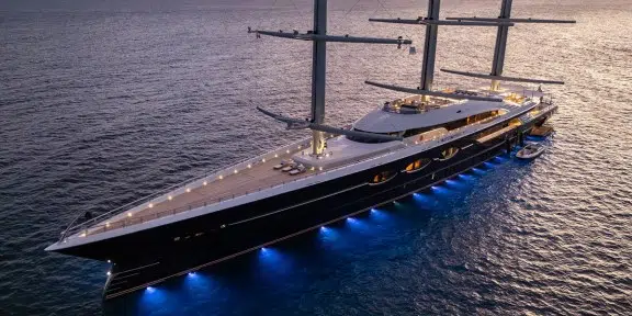 BLACK PEARL Luxury Sailing Charter Yacht Oceanco 105M Exterior AYS
