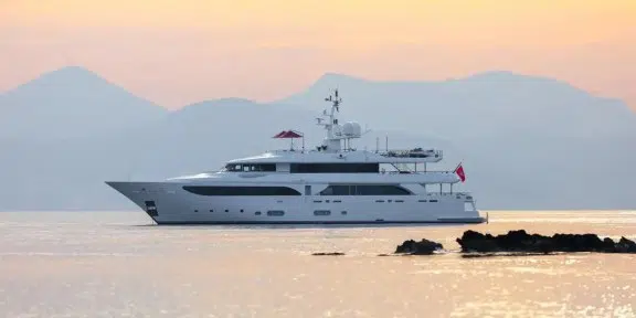 EMOTION Luxury Charter Yacht CRN Ancona 43M At Anchor
