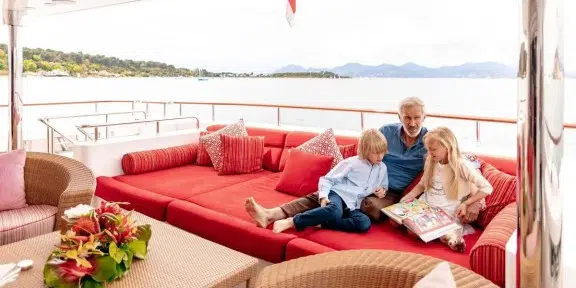 EMOTION Luxury Charter Yacht CRN Ancona 43M Main Deck Aft