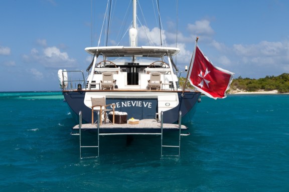 Aft On Yacht GENEVIEVE