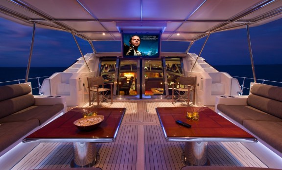 Cockpit Aboard Yacht GENEVIEVE