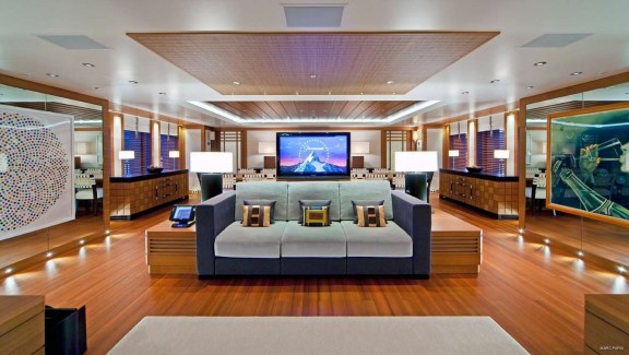 Saloon Aboard Yacht MARY-JEAN II