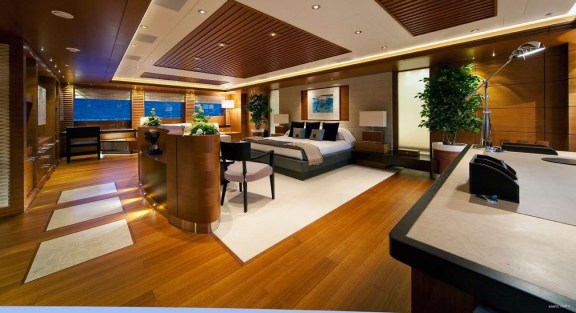Main Master Cabin On Board Yacht MARY-JEAN II