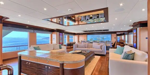 MEIRA Luxury Sailing Yacht 55M Custom yacht Main Salon