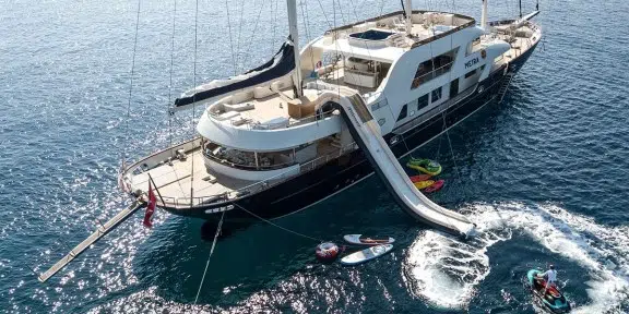 MEIRA Luxury Sailing Yacht 55M Custom yacht Water Slide and Water Toys