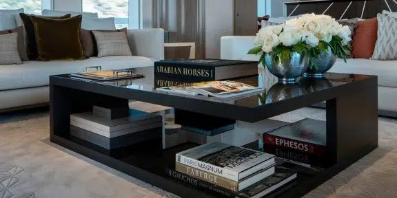 MOSKITO Luxury Charter Yacht Heesen 55M Steel Salon Decoration