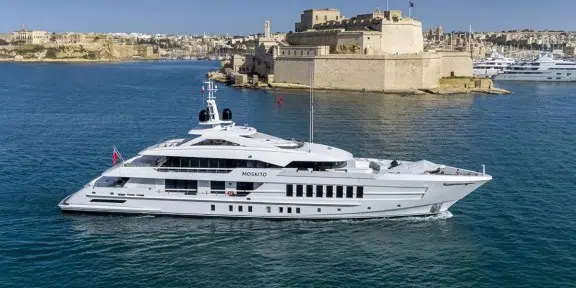MOSKITO Luxury Charter Yacht Heesen 55M Steel Profile