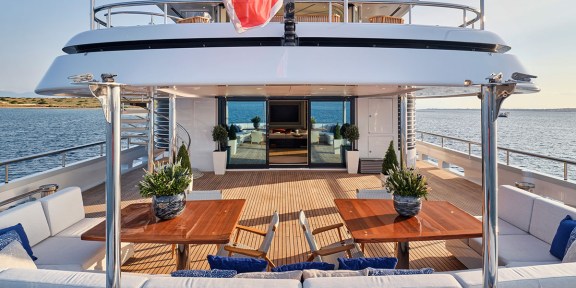 O’ ΕVA For Charter 60M Custom Golden Yacht (8)