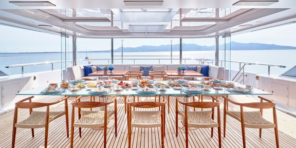 O’ ΕVA For Charter 60M Custom Golden Yacht (9)