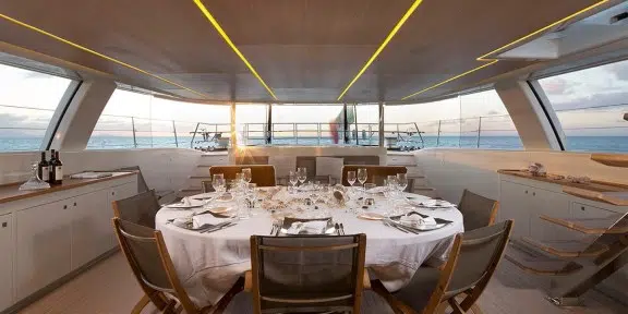 OHANA – Fitzroy Custom 50M For Charter Dining Area