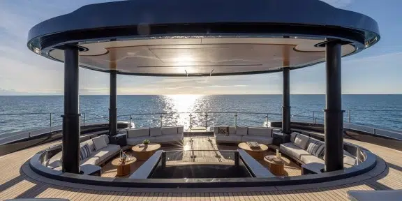 SEAWOLF X Luxury Motor Eco Catamaran Charter Rossinavi 43m Custom Foredeck