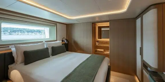 SEAWOLF X Luxury Motor Eco Catamaran Charter Rossinavi 43m Custom Double Cabin