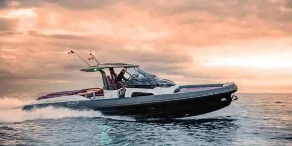 SEAWOLF X Luxury Motor Eco Catamaran Charter Rossinavi 43m Custom Tender