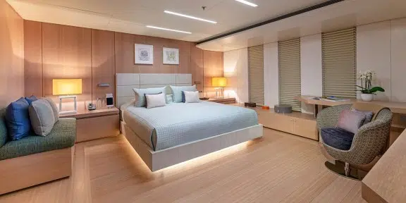 STELLA MARIS Luxury Charter Yacht Viareggio SuperYacht 72M VIP Cabin