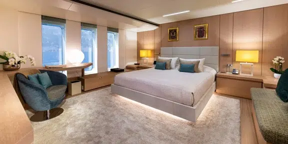 STELLA MARIS Luxury Charter Yacht Viareggio SuperYacht 72M VIP Cabin Two