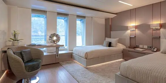 STELLA MARIS Luxury Charter Yacht Viareggio SuperYacht 72M Twin Cabin