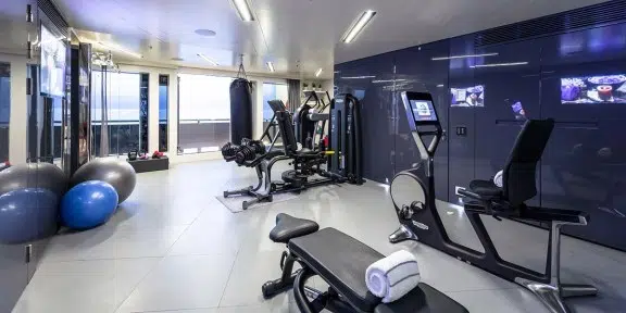 STELLA MARIS Luxury Charter Yacht Viareggio SuperYacht 72M Gym