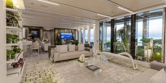 STELLA MARIS Luxury Charter Yacht Viareggio SuperYacht 72M Main Salon