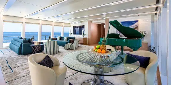 STELLA MARIS Luxury Charter Yacht Viareggio SuperYacht 72M Upper Salon