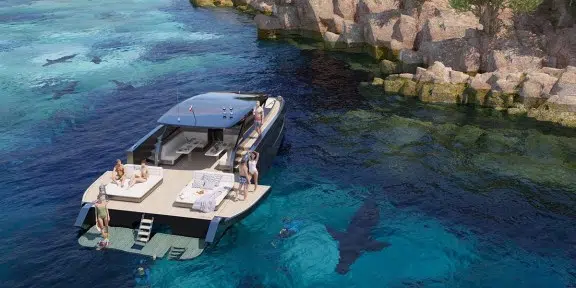 Sunreef Ultima power catamaran out