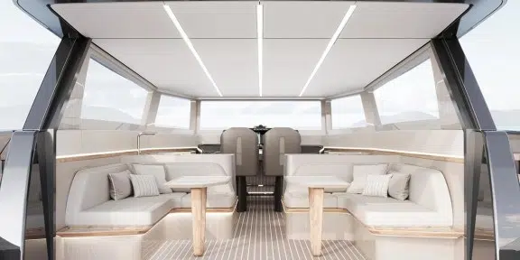 Sunreef Ultima power catamaran opne spac