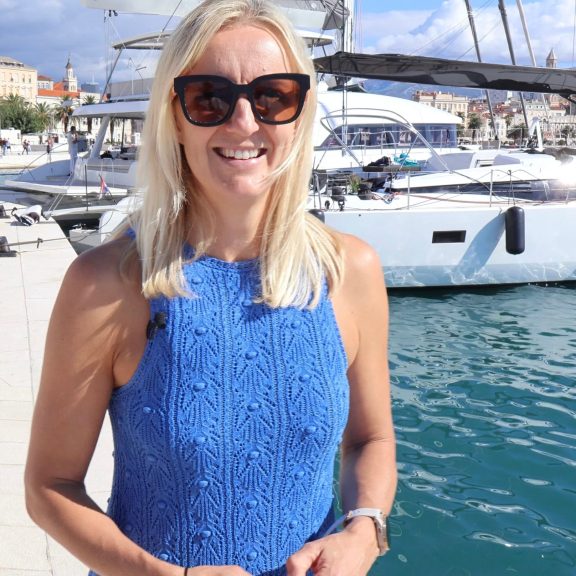 Sarah Klische, yacht charter broker with DMA Yachting