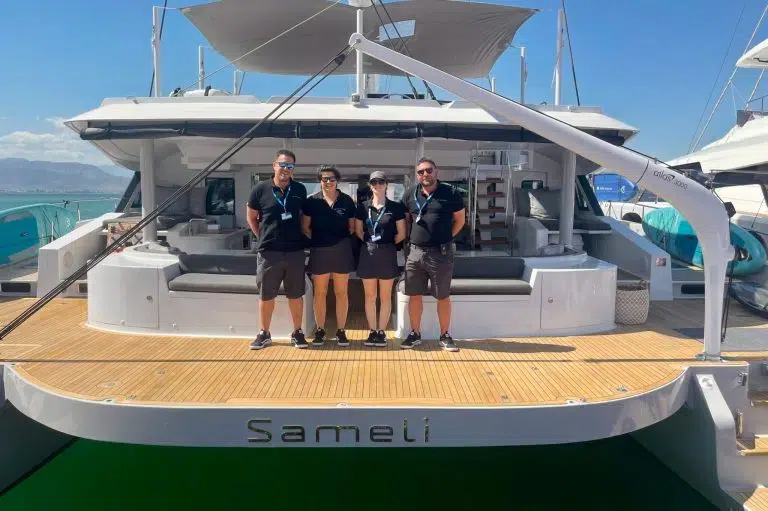 Greece crewed catamaran SAMELI
