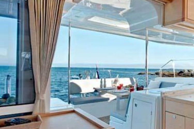 The main saloon is spacious and offers panoramic view.