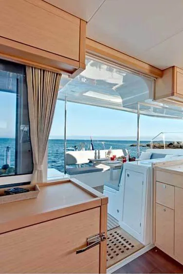The main saloon is spacious and offers panoramic view.