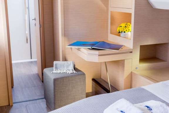 Desk area master cabin