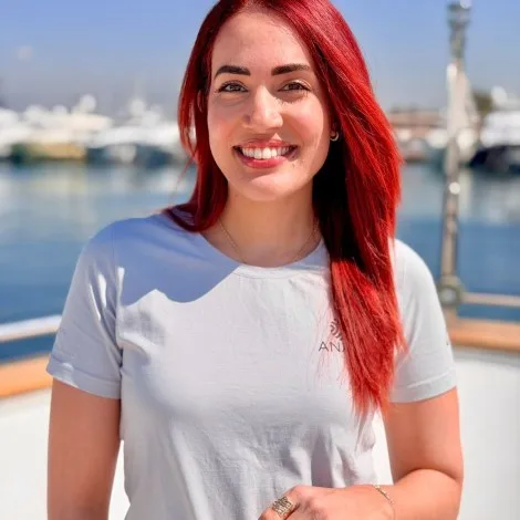 Crew of ANASA|Lydia Psaroudaki-Karasko — Chief steward/ess