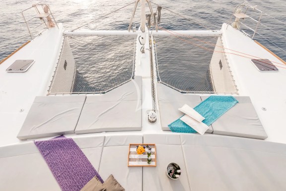 Front deck aerial shot
