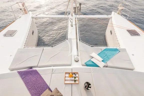 Front deck aerial shot