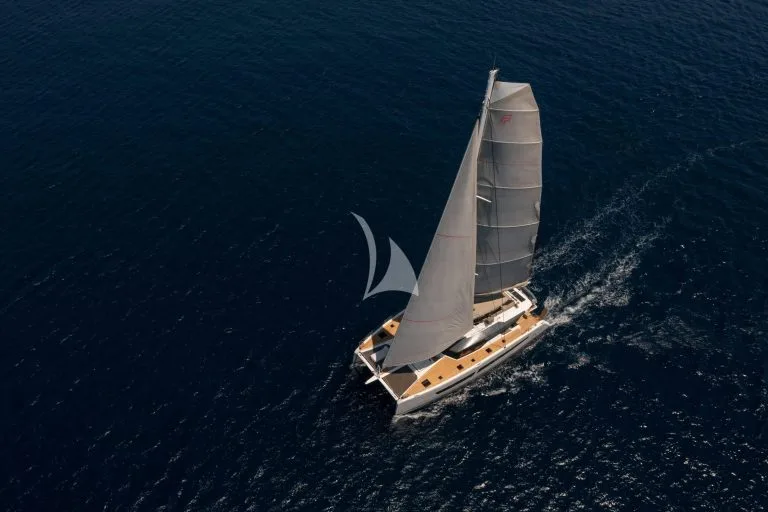 Aether 67ft Fountaine Pajot sailing catamaran charter in Greece