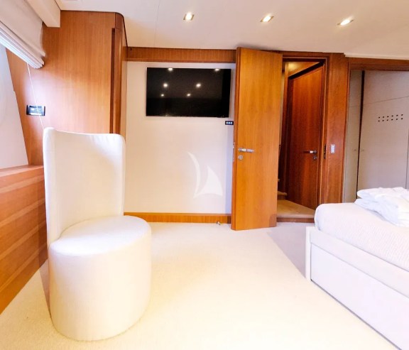 Master Cabin detail in the 4 cabins version