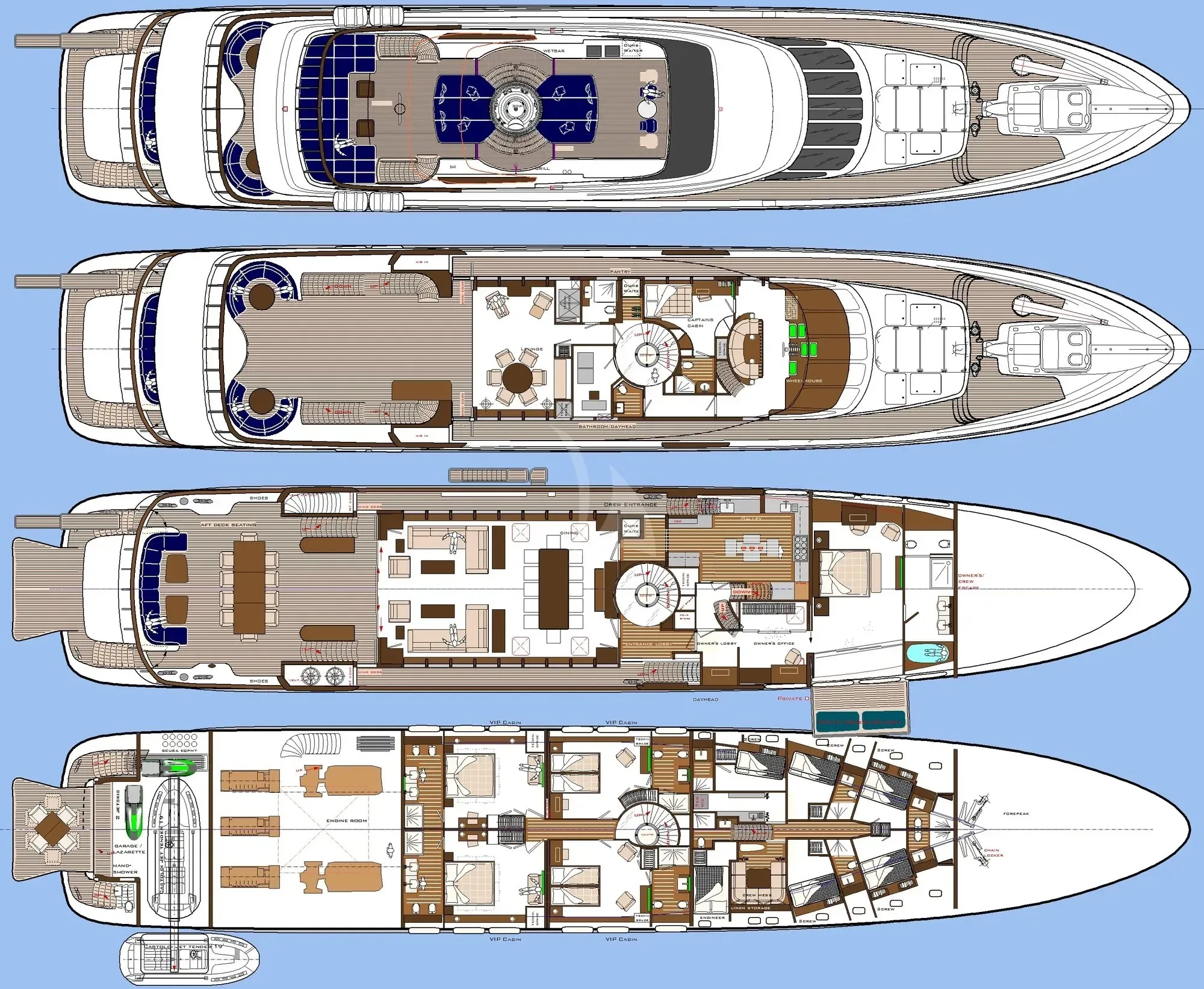 Layout of LADY DEE