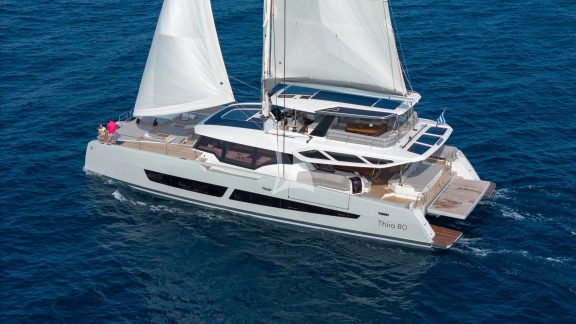 Serenissima III on sail
