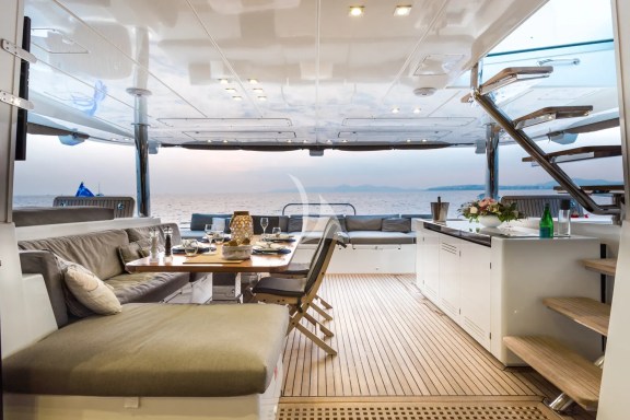 Aft Deck dining area